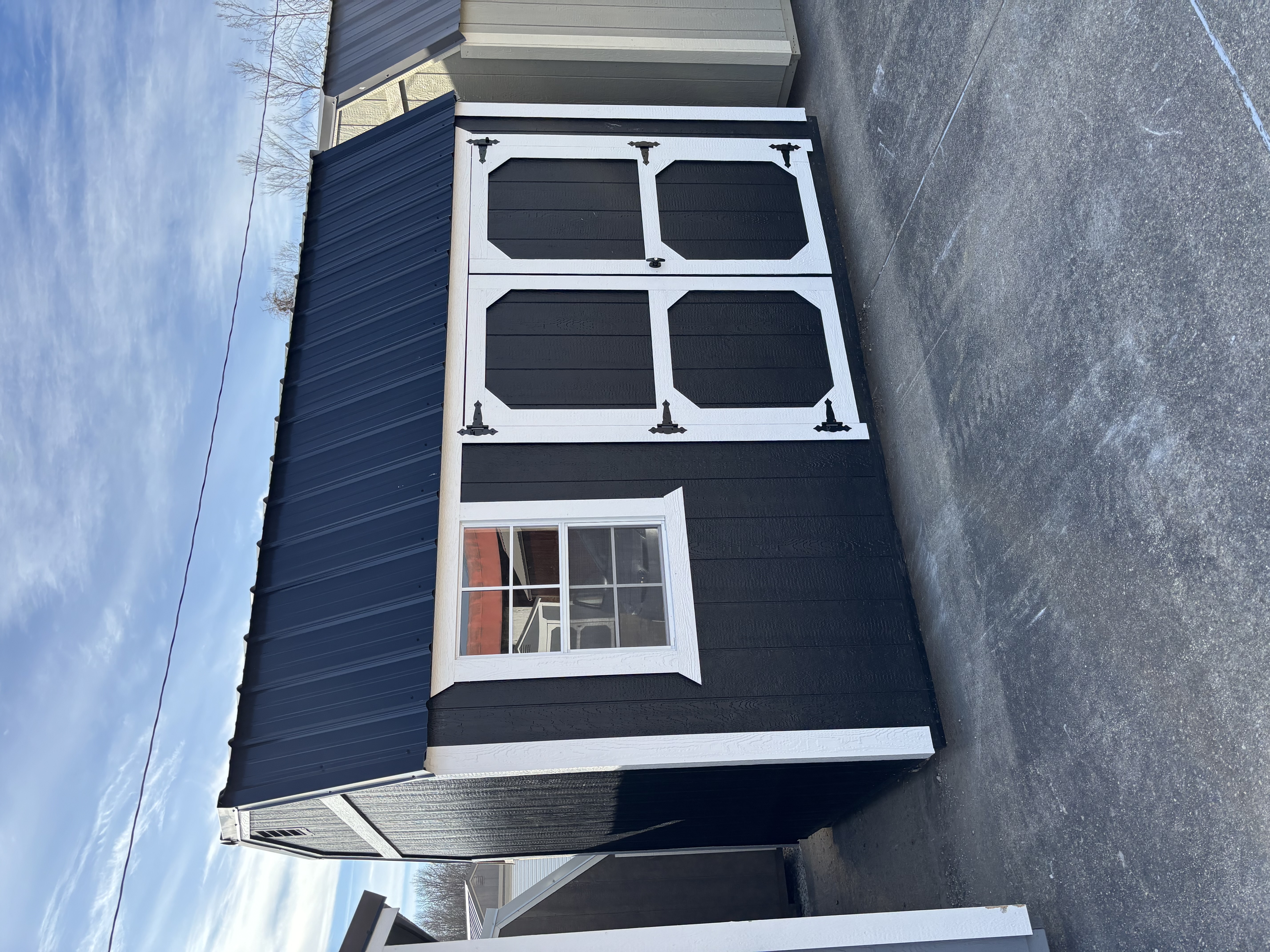 8 x 12 Side Lofted Barn – 1