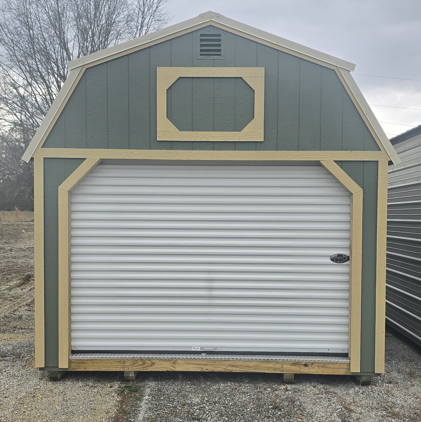 12 x 24 Lofted Garage – 1