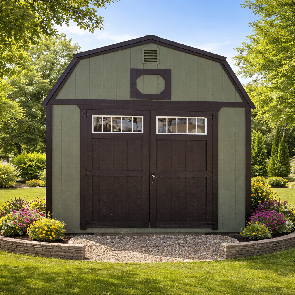 10 x 16 Lofted Barn – 1