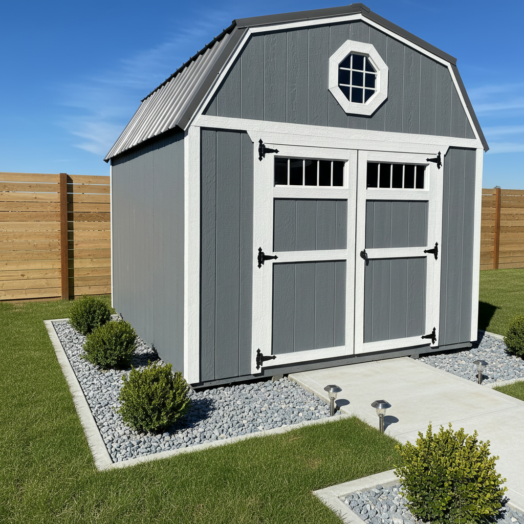 10 x 12 Lofted Barn – 1