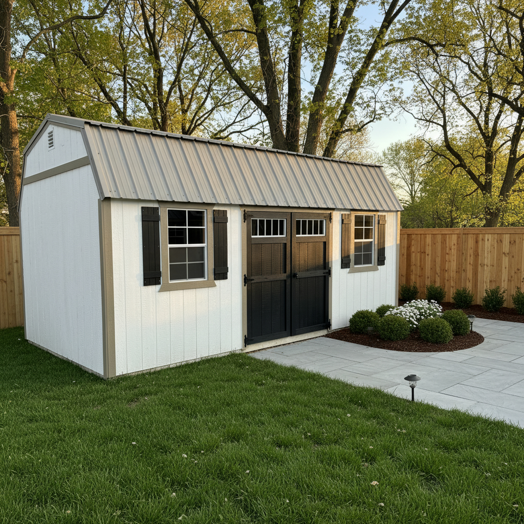 10 x 20 Side Lofted Barn – 1
