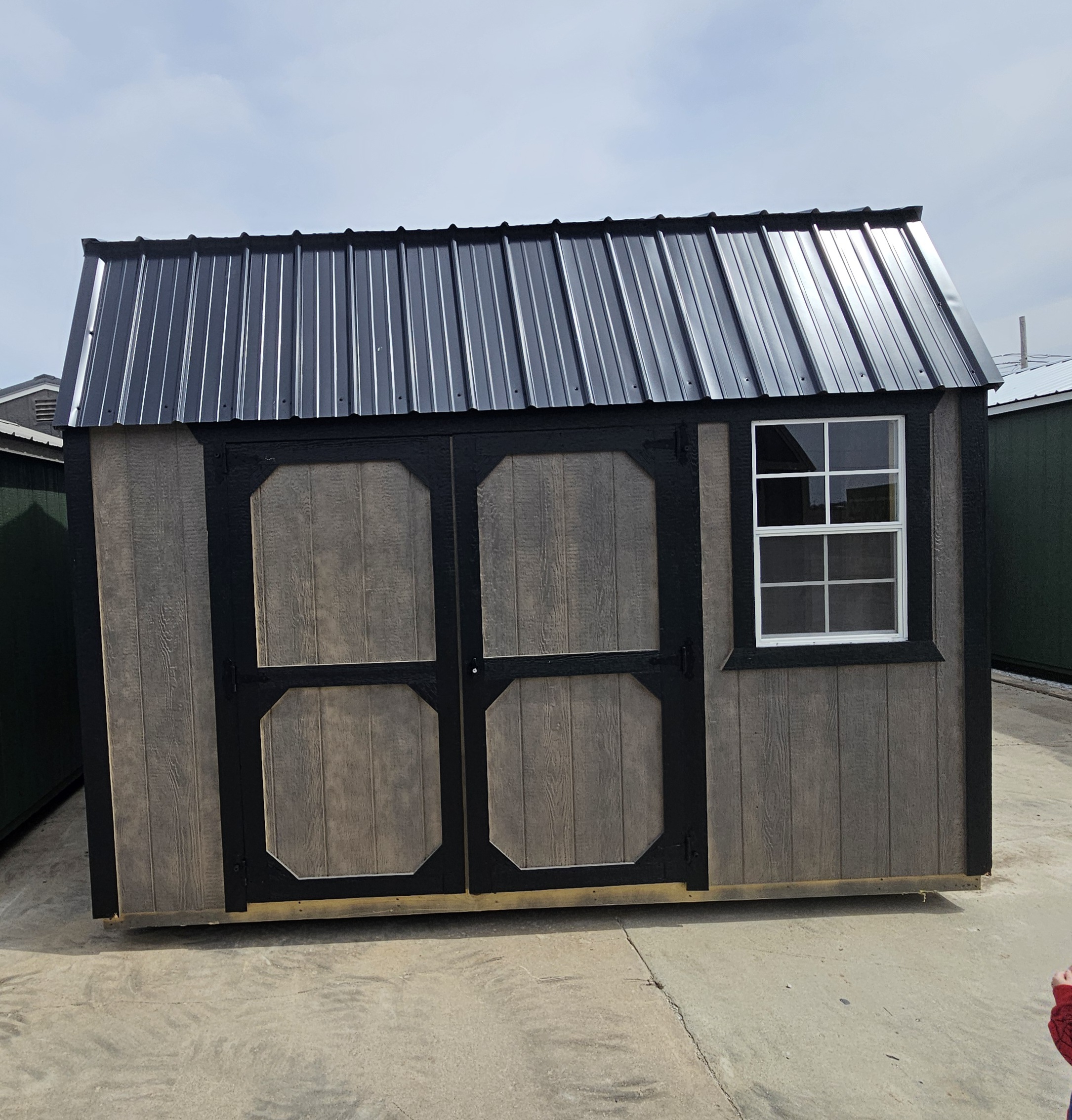 10 x 12 Side Lofted Barn – 1