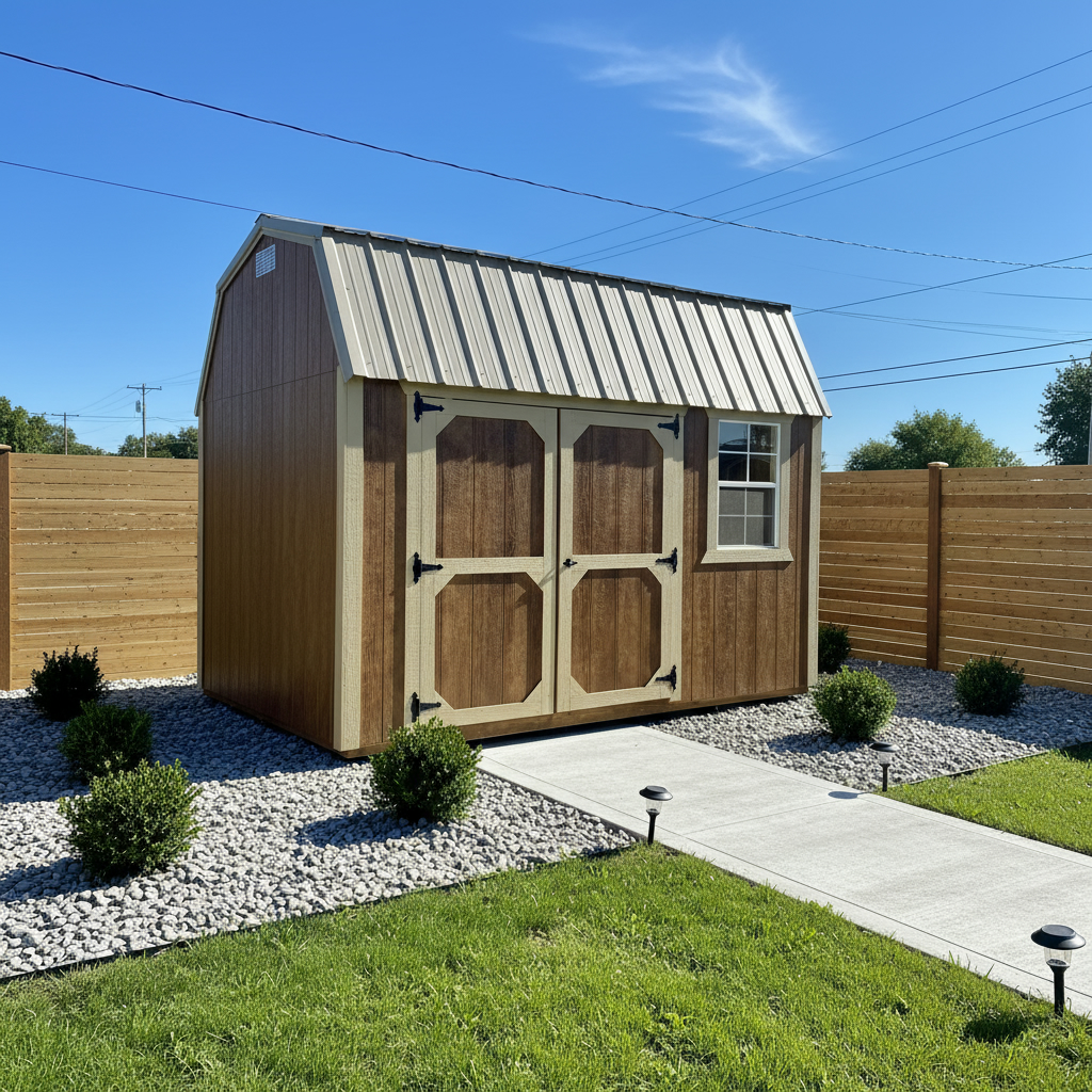 10 x 12 Side Lofted Barn – 1