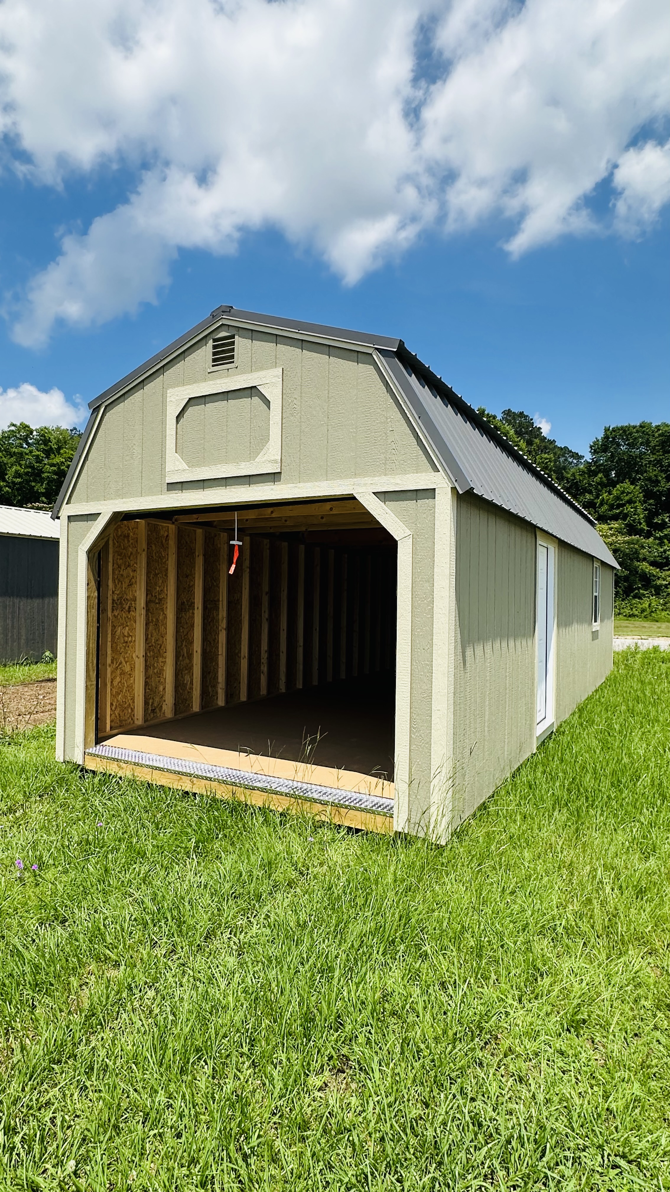12 x 32 Lofted Garage – 1