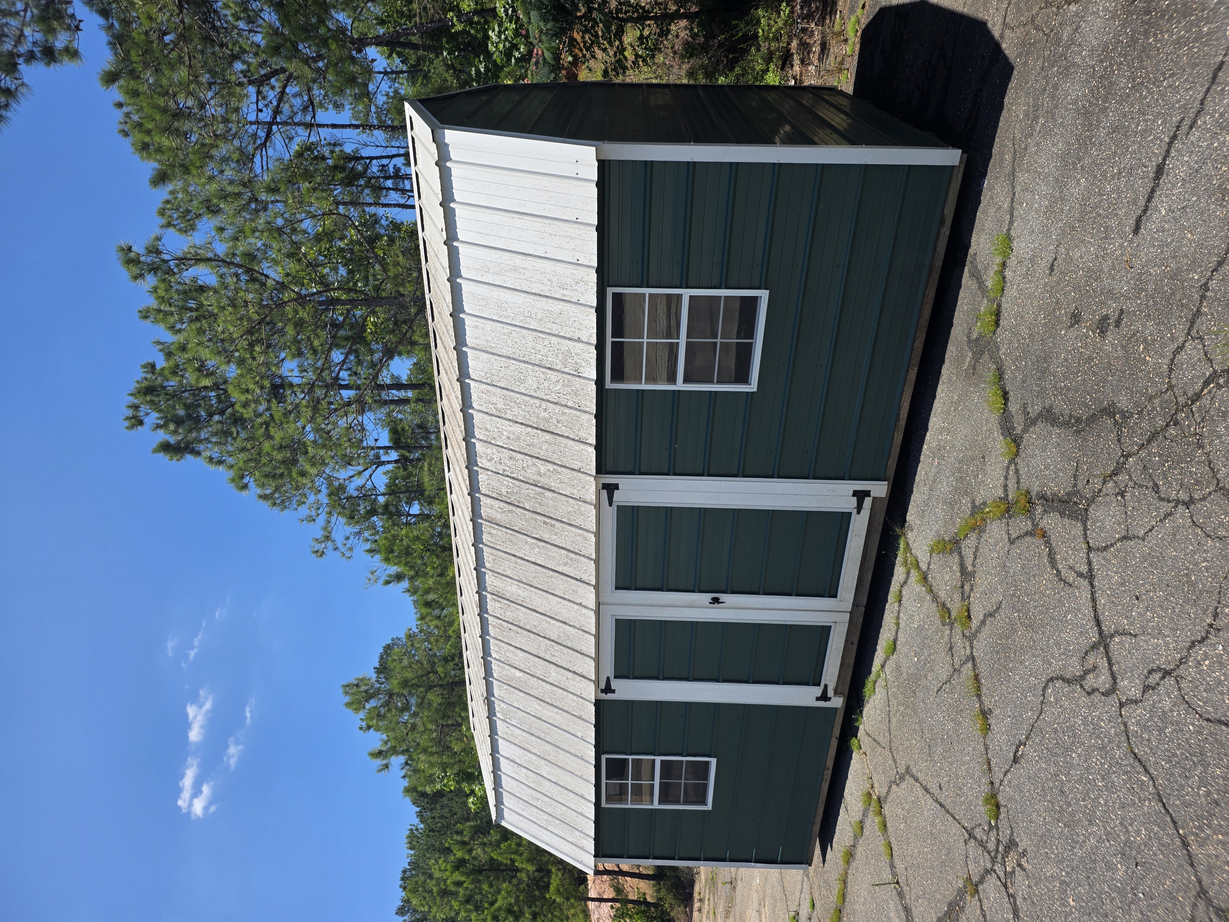 10 x 20 Side Lofted Barn – 1