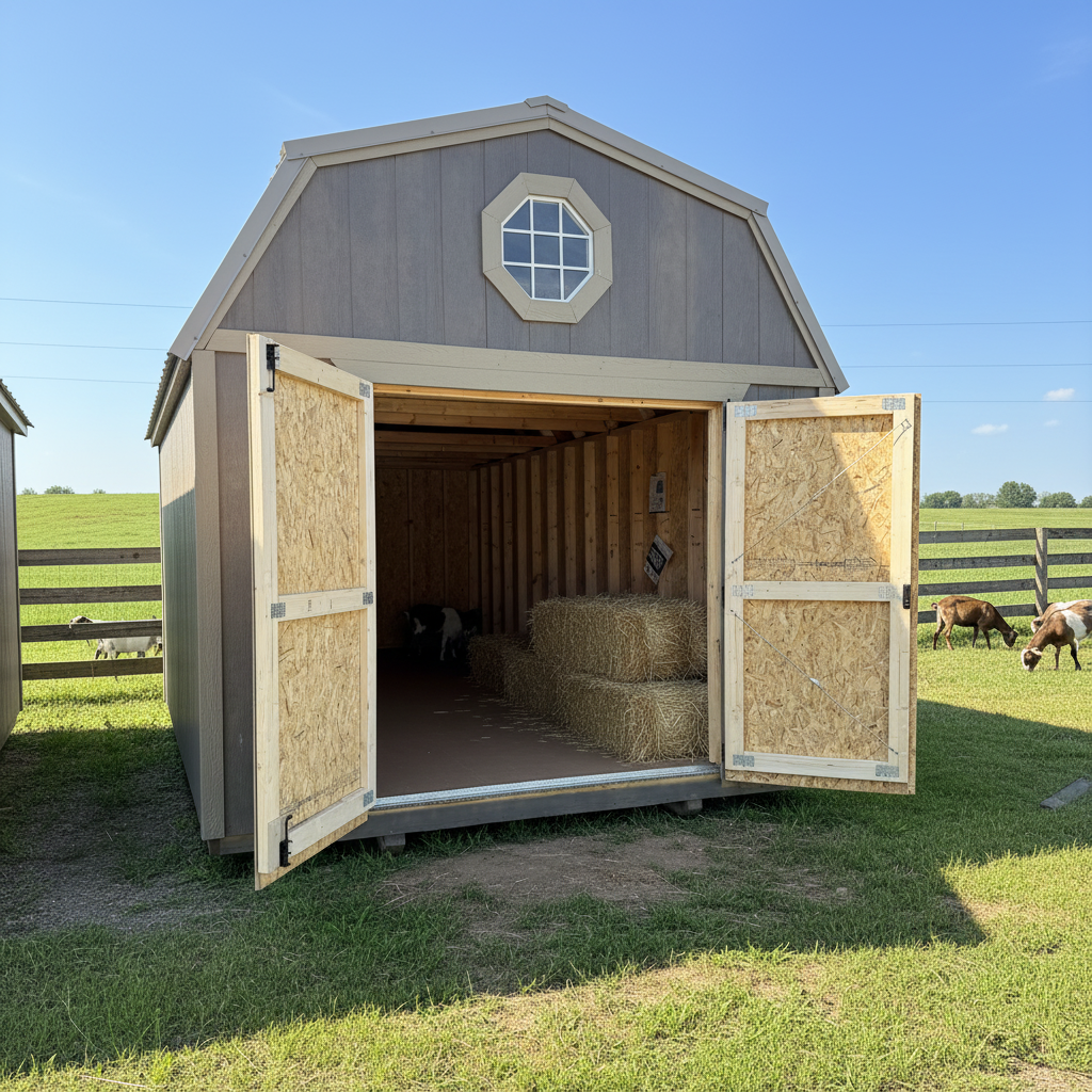 10 x 20 Lofted Barn – 1