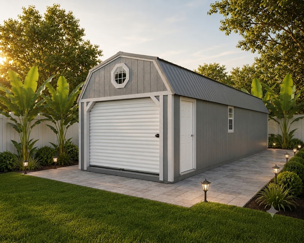 12 x 32 Lofted Garage – 1