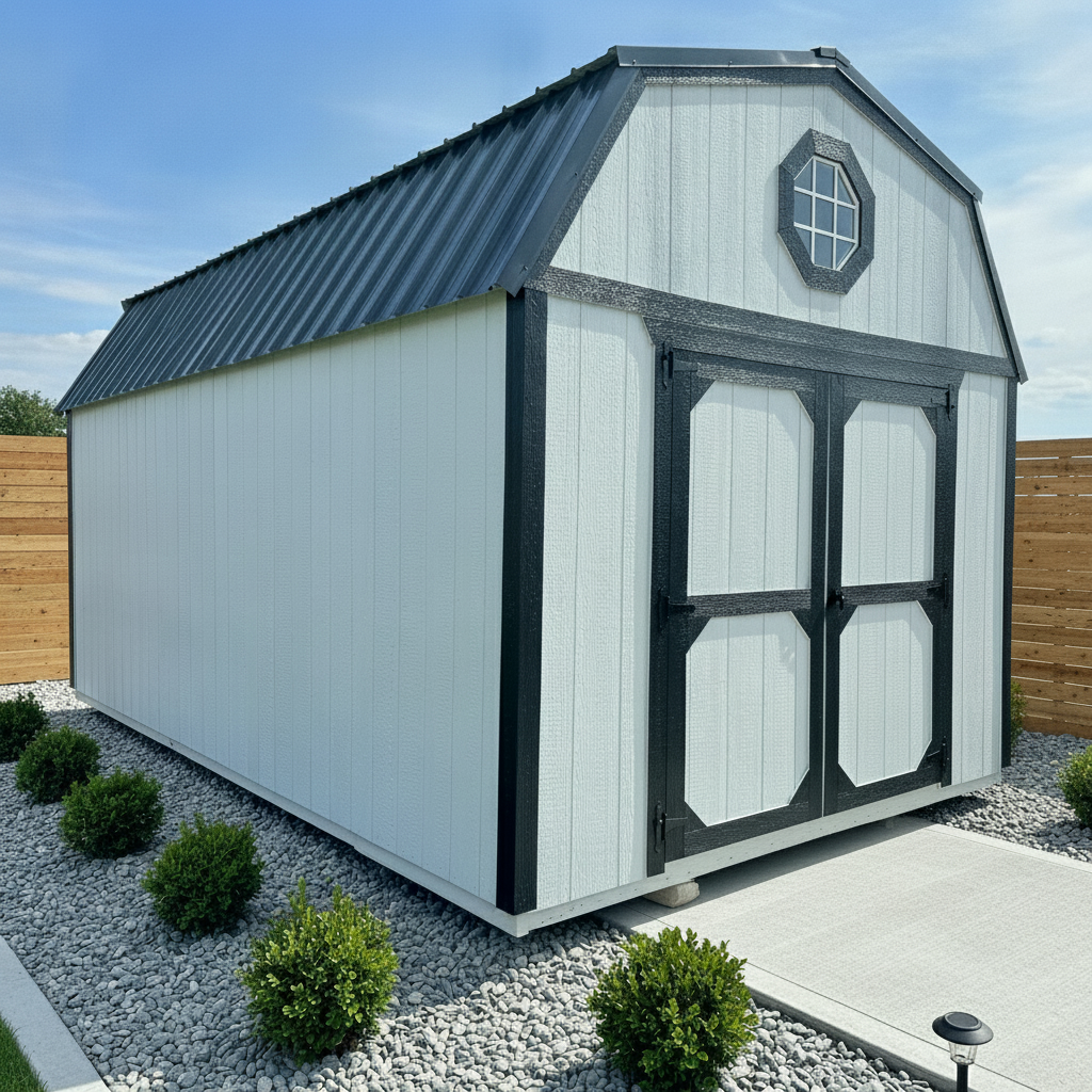 10 x 20 Lofted Barn – 1