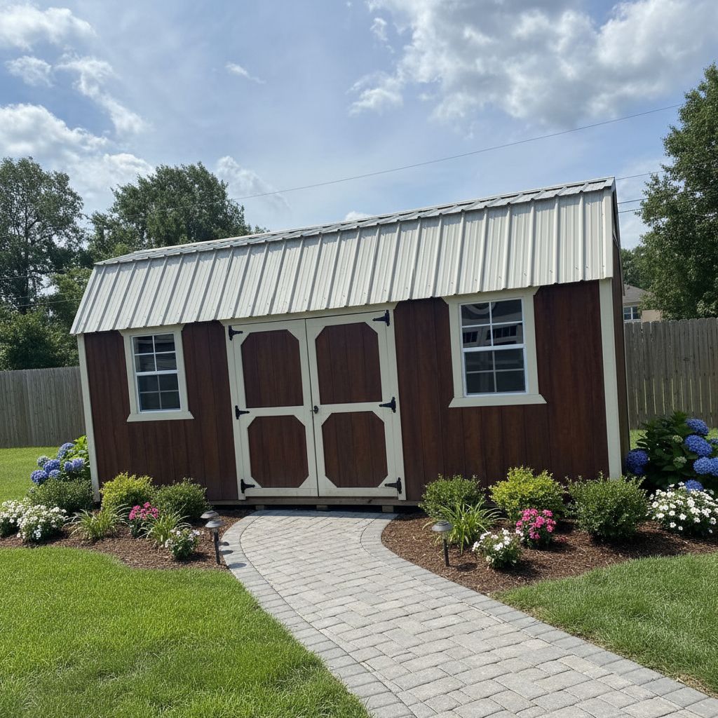 10 x 20 Side Lofted Barn – 1