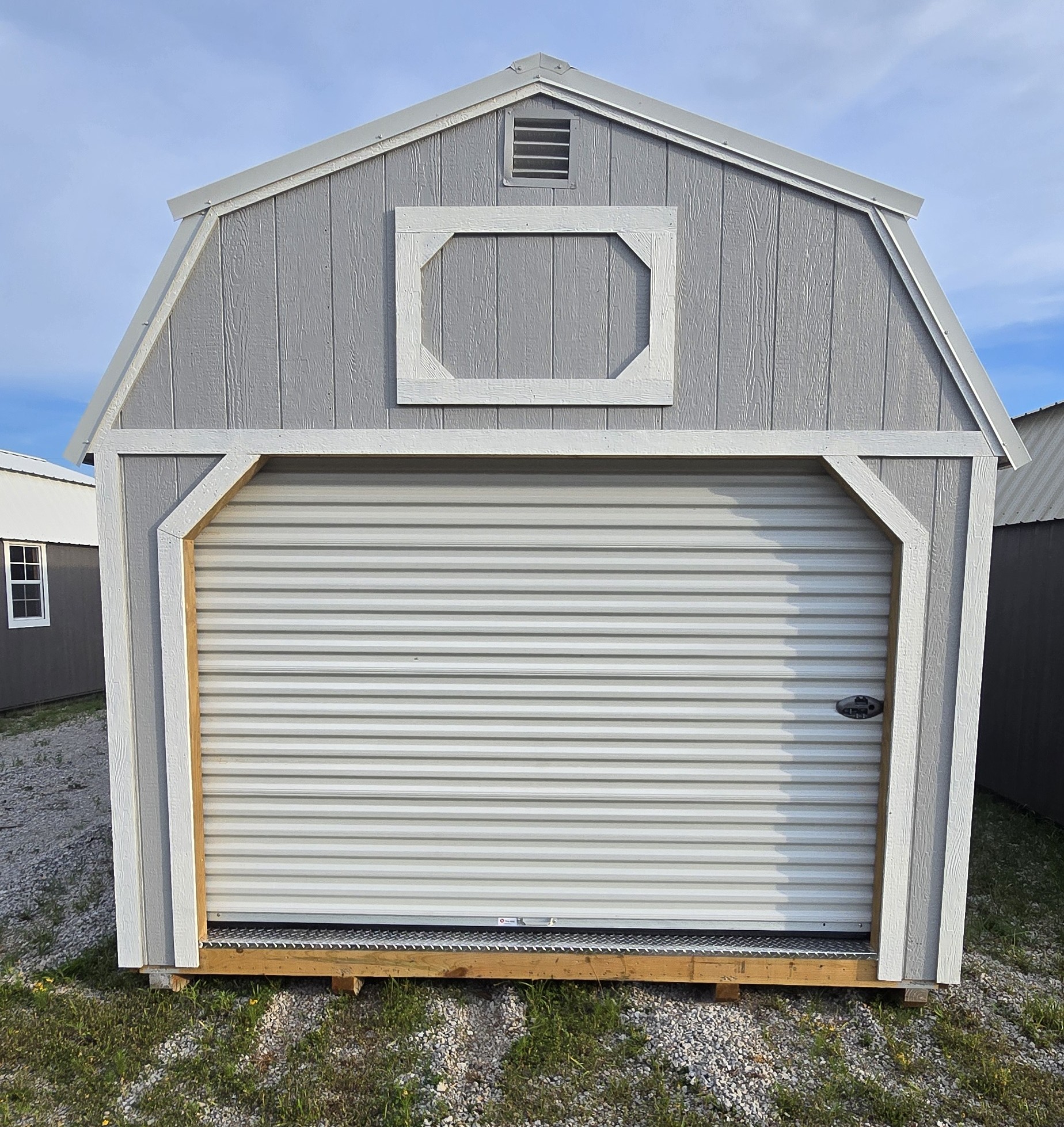 12 x 32 Lofted Garage – 1