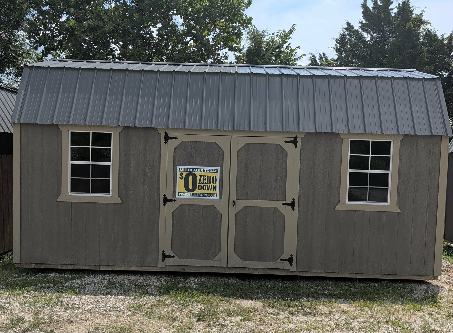 10 x 20 Side Lofted Barn – 1