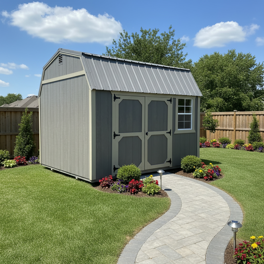 10 x 12 Side Lofted Barn – 1