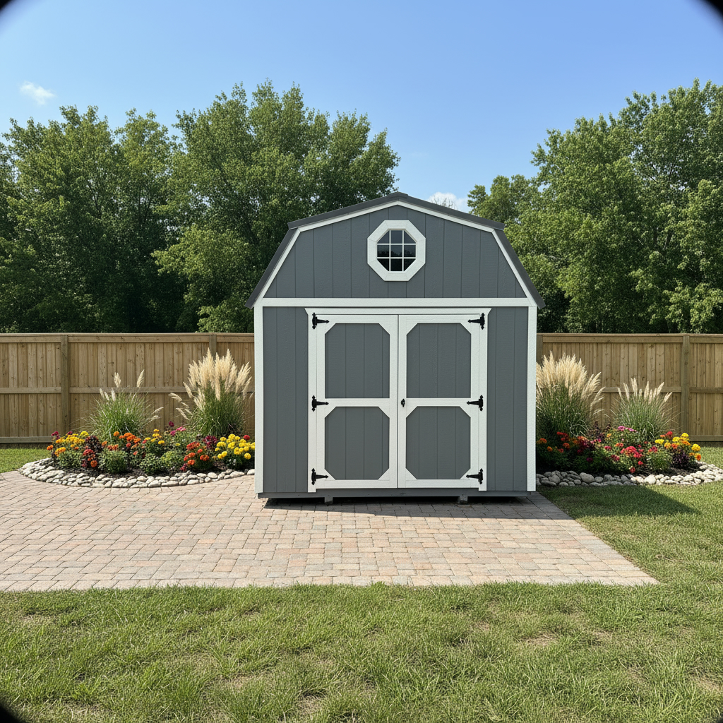 10 x 12 Lofted Barn – 1