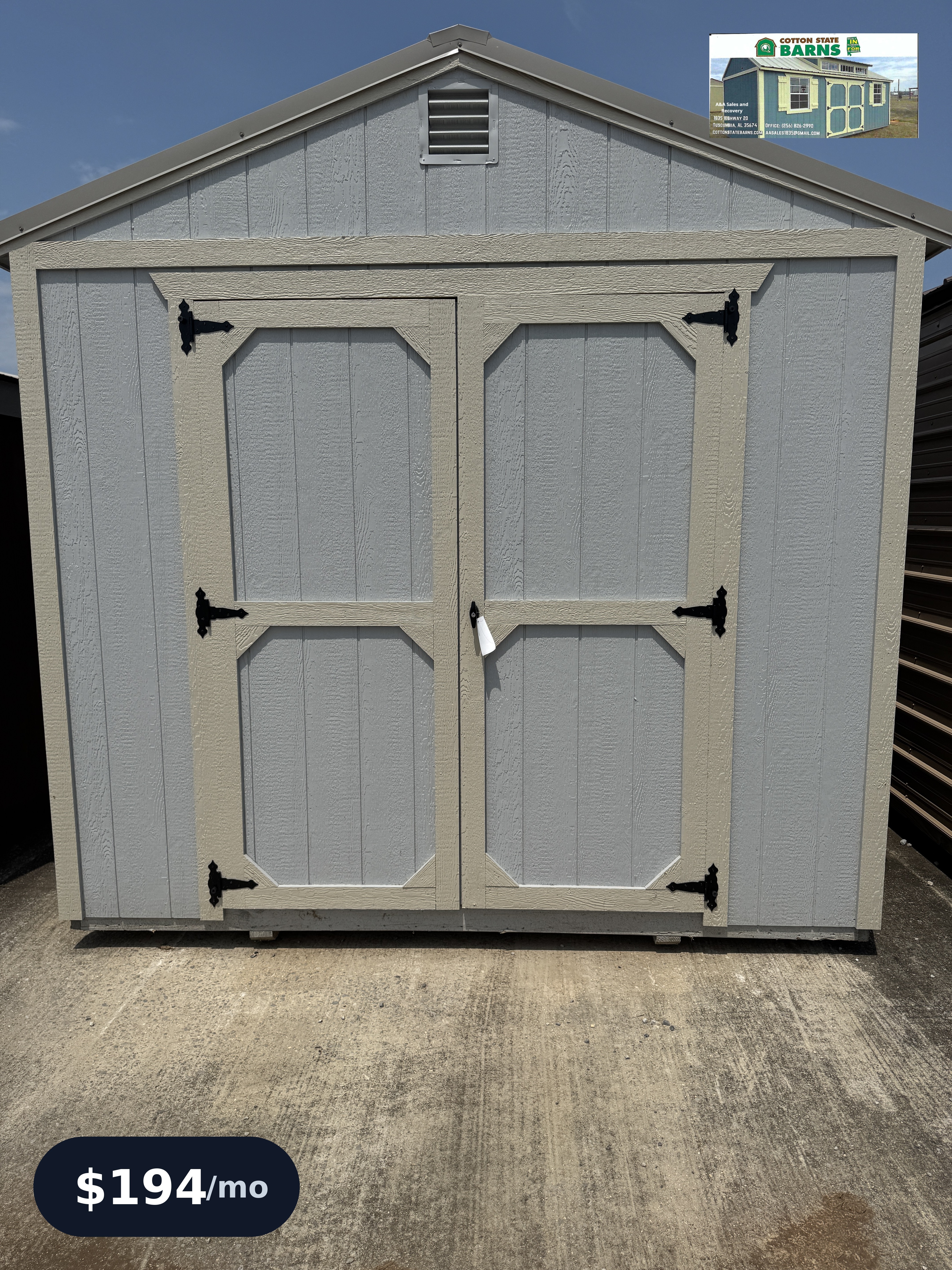 10 x 20 Utility Shed – 1