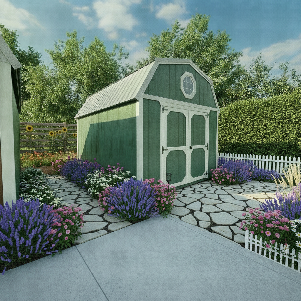 10 x 16 Lofted Barn – 1