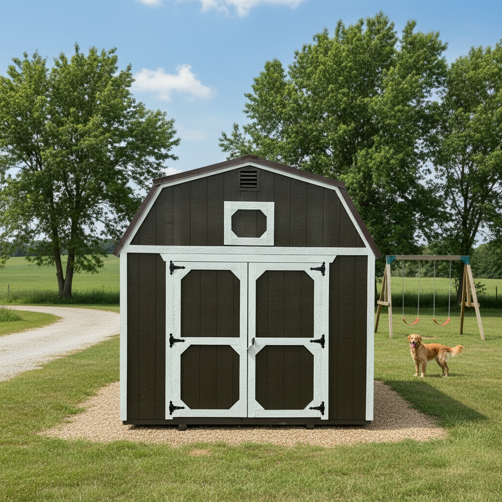 10 x 20 Lofted Barn – 1
