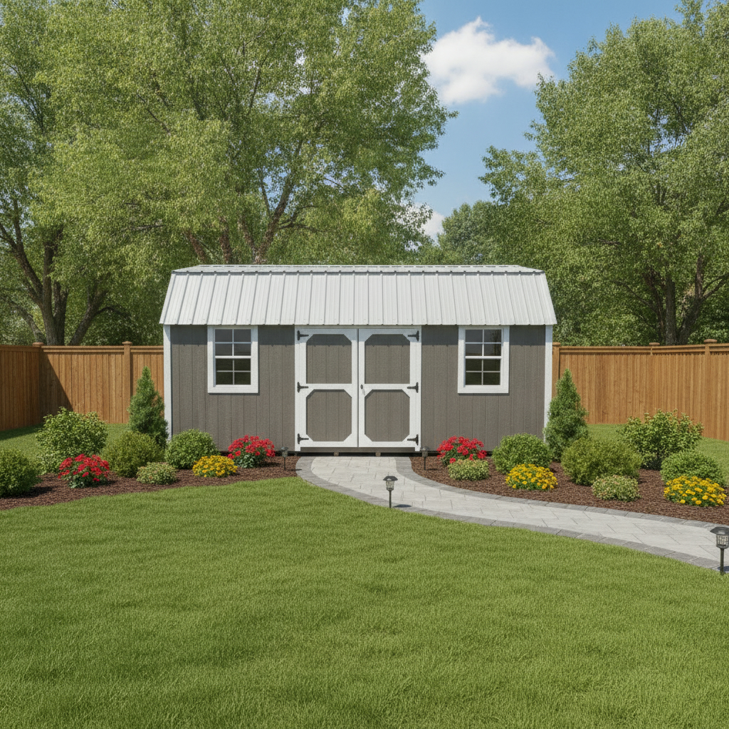 10 x 20 Side Lofted Barn – 1