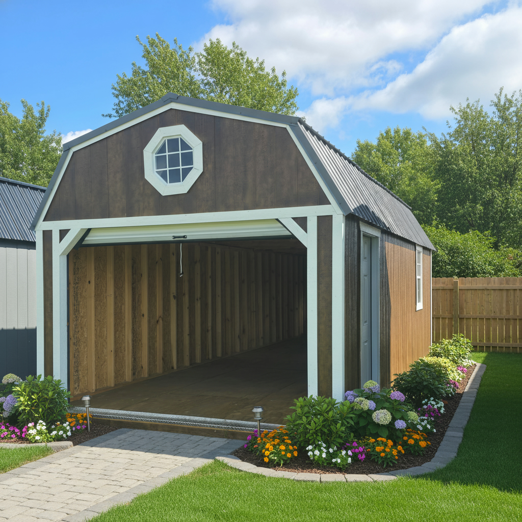 View details for 12 x 32 Lofted Garage