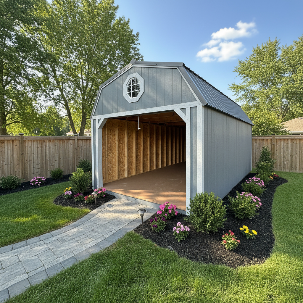 View details for 12 x 32 Lofted Garage