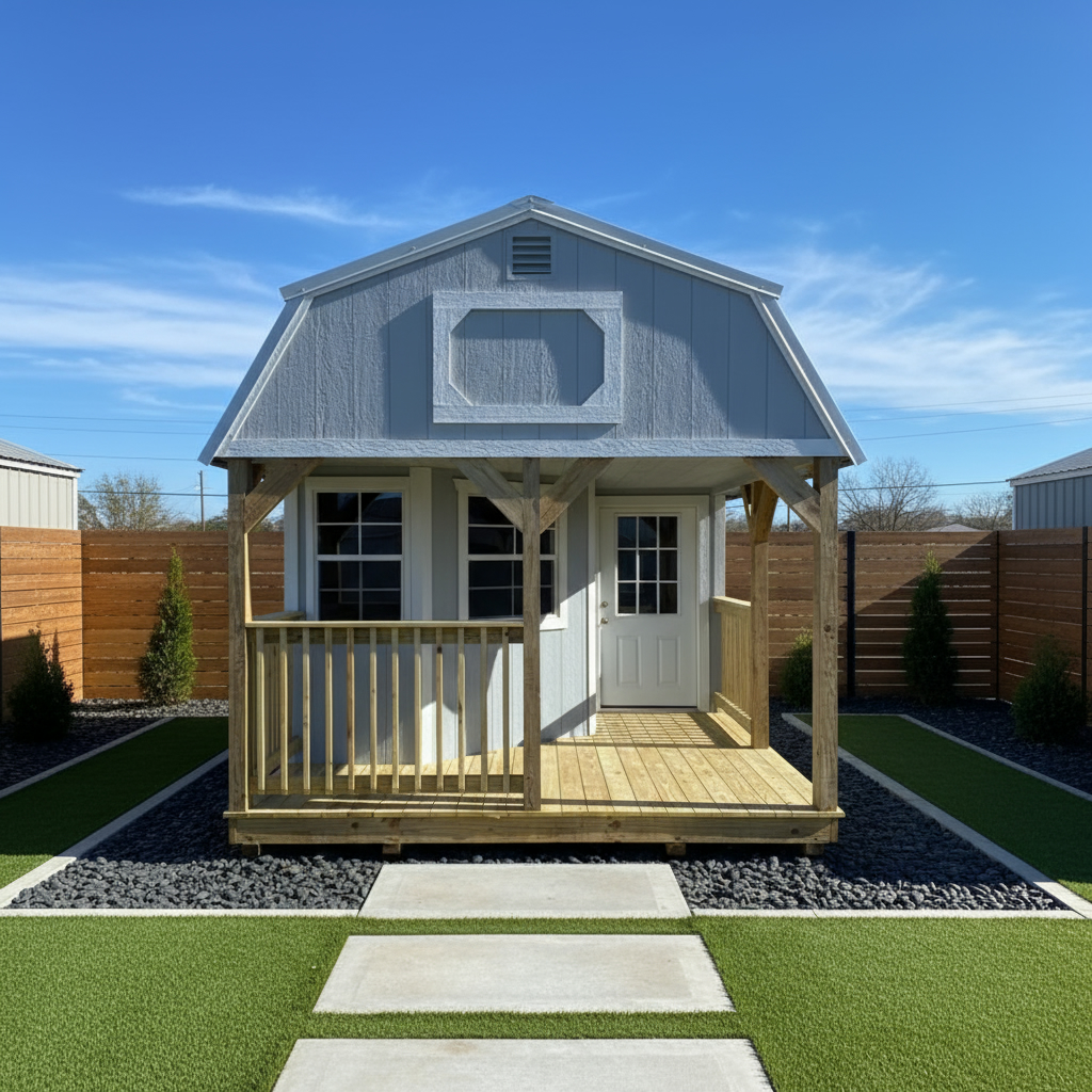 View details for 12 x 32 Deluxe Lofted Barn Cabin