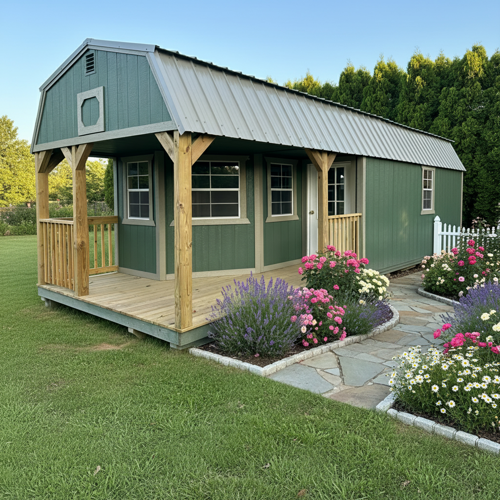 View details for 12 x 32 Deluxe Lofted Barn Cabin