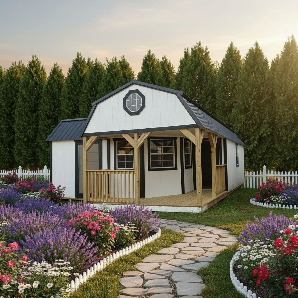 View details for 12 x 32 Deluxe Lofted Barn Cabin