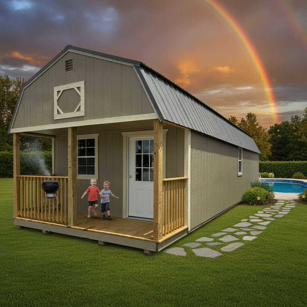 View details for 14 x 40 Lofted Barn Cabin