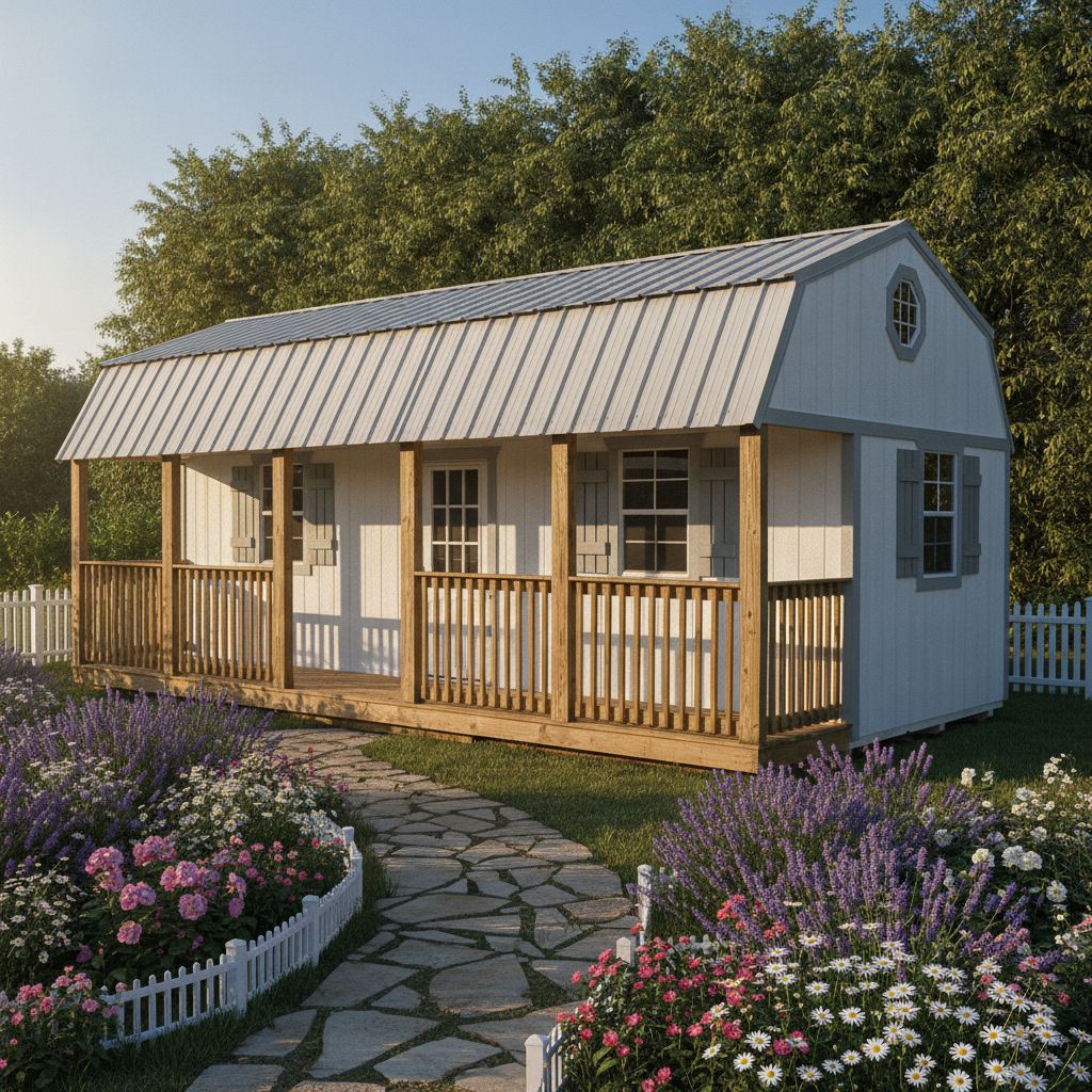 View details for 14 x 24 Lofted Pioneer Cabin