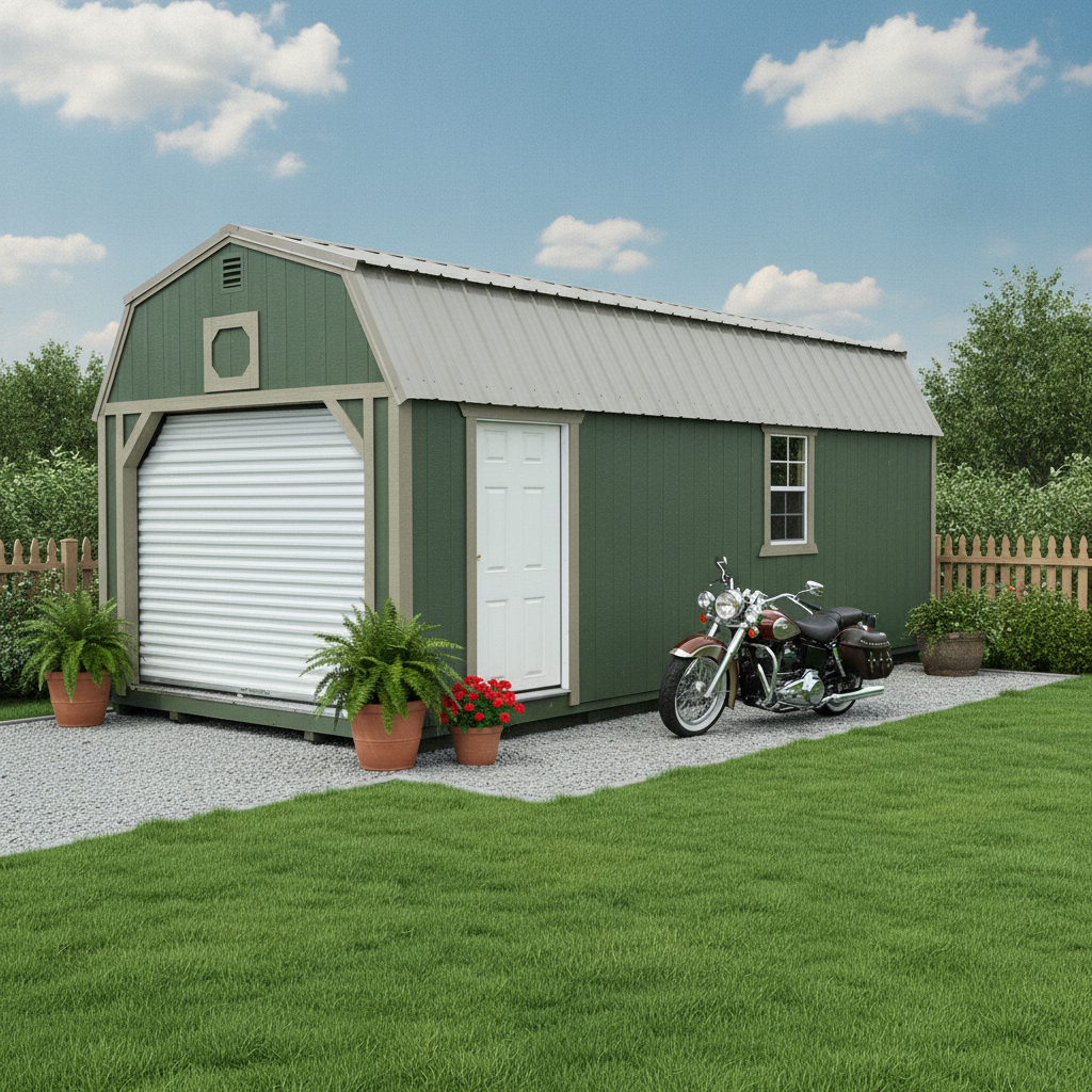 View details for 12 x 24 Lofted Garage