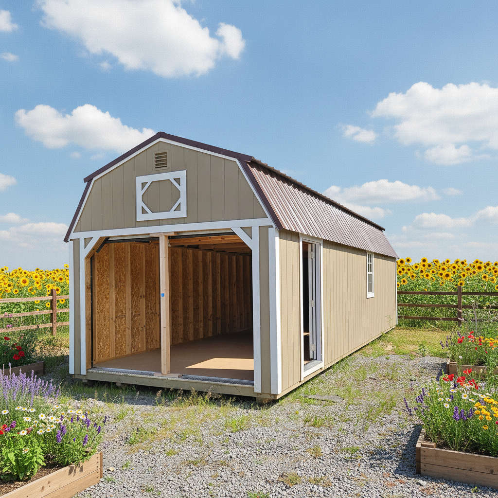 View details for 12 x 32 Lofted Garage