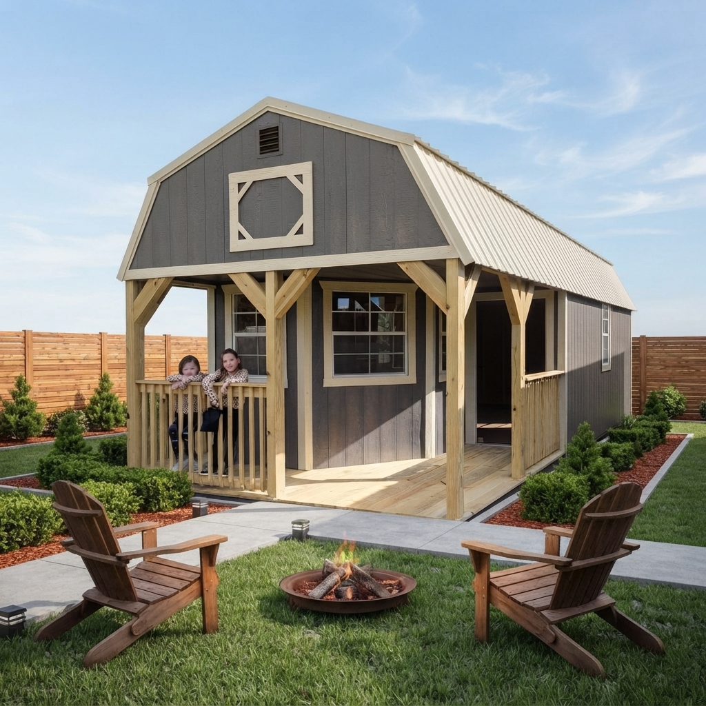 View details for 12 x 32 Deluxe Lofted Barn Cabin
