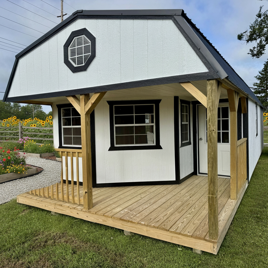 View details for 14 x 40 Deluxe Lofted Barn Cabin