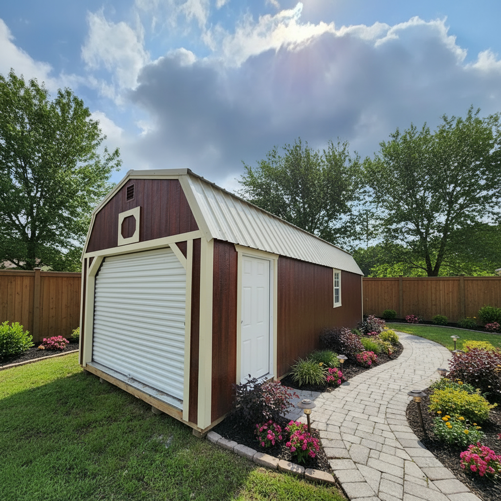 View details for 12 x 32 Lofted Garage