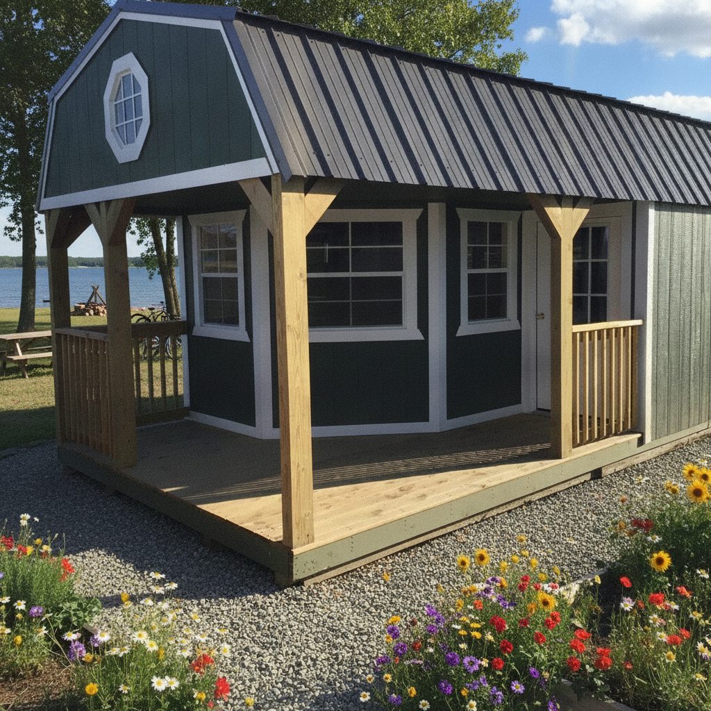 View details for 12 x 32 Deluxe Lofted Barn Cabin
