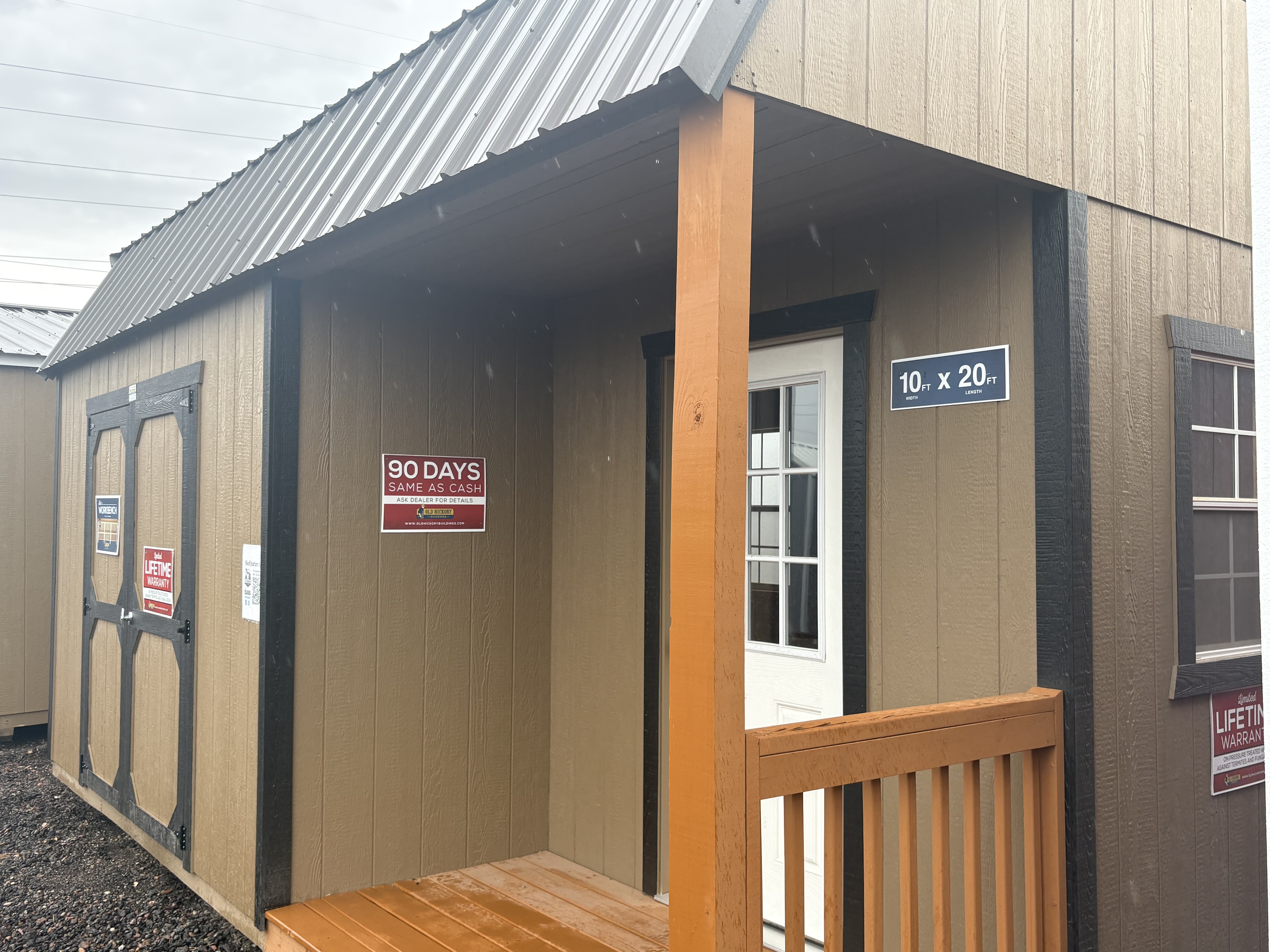 View details for 10 x 20 Lofted Barn Side Porch – 10X20 – 10% OFF